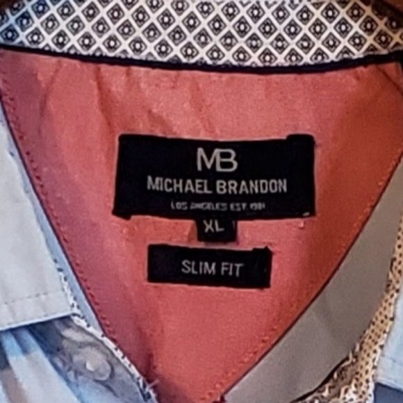 Men's Michael Brandon casual dress shirt xl - Picture 6 of 6